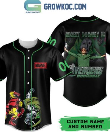 Custom Avengers Doomsday Baseball Jersey - Personalize With Name & Number - Perfect For Marvel Fans!