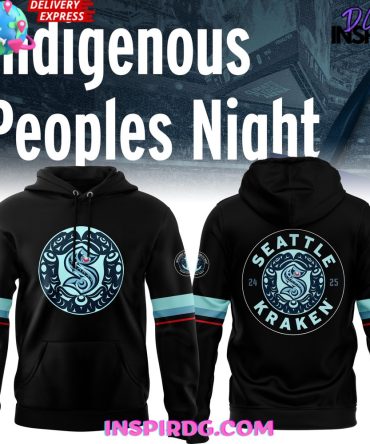 Seattle Kraken Indigenous Peoples Night Special Black Hoodie
