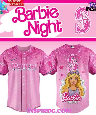 Seattle Mariners Barbie Night Limited Edition Baseball Jersey