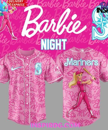 Seattle Mariners Barbie Night Performance Baseball Jersey