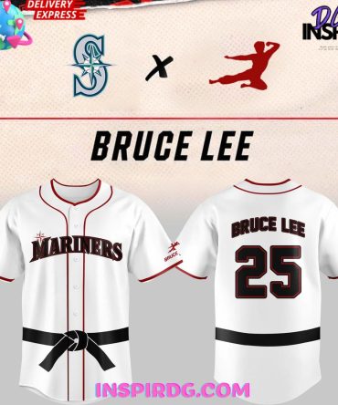 Seattle Mariners Bruce Lee Night Baseball Jersey