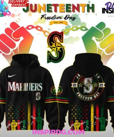 Seattle Mariners Juneteenth Day 2025 Special All Over Print Hoodie