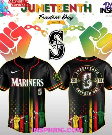 Seattle Mariners Juneteenth Day 2025 Special Jersey