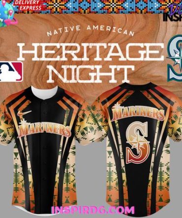 Seattle Mariners Native American Heritage Night 2025 Baseball Jersey