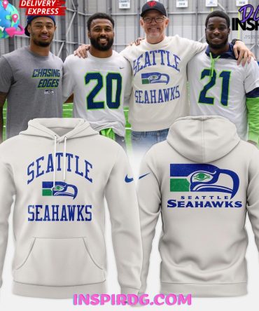 Seattle Seahawks Logo Crewneck All Over Print Hoodie