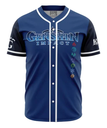 Seven Elements Genshin Baseball Jersey