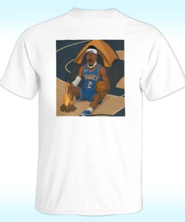 Shai Gilgeous-Alexander On Fire Shirt