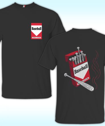 Smoking Barrels Funny Baseball Shirt