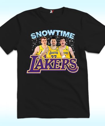 Snowtime Lakers Funny Showtime Lakers Shirt