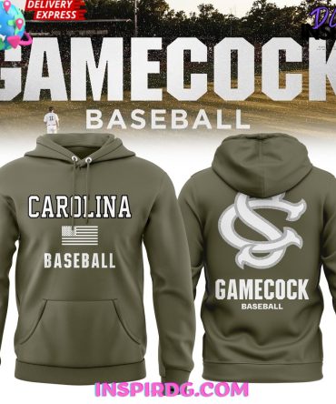 South Carolina Gamecock Baseball 2024 Green Hoodie
