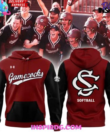 South Carolina Gamecocks Softball 2025 Red All Over Print Hoodie, 3D Hoodie