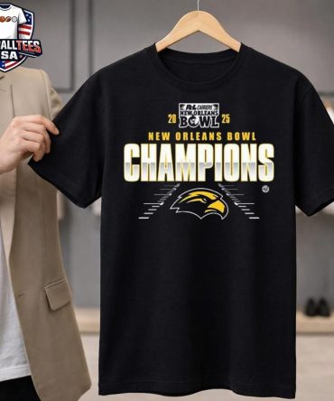 Southern Miss Golden Eagles New Orleans Bowl Champions 2025 Unisex Shirt