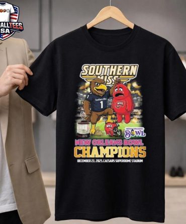 Southern Miss New Orleans Bowl Champions 2025 Mascot Unisex Shirt