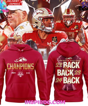 Special Birmingham Stallions Ufl Champions 2024 Hoodie