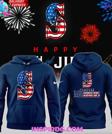 Special Fourth Of July Seattle Mariners Hoodie