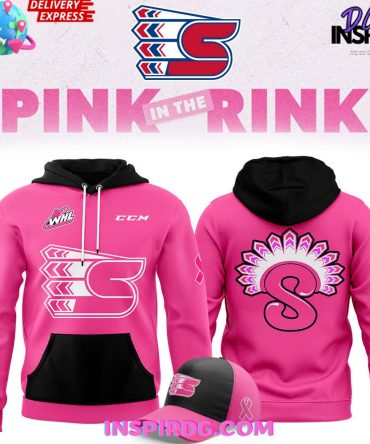 Spokane Chiefs Pink In The Rink 2024 Hoodie