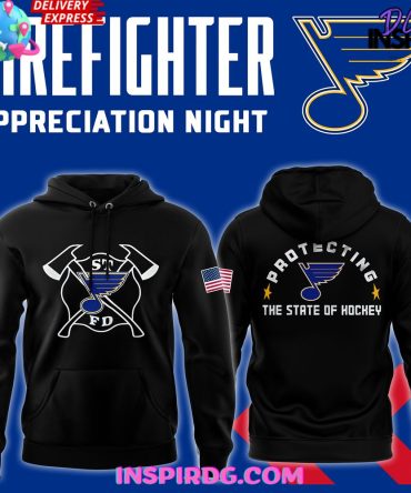 St. Louis Blues Firefighter Appreciation Night Edition Hoodie