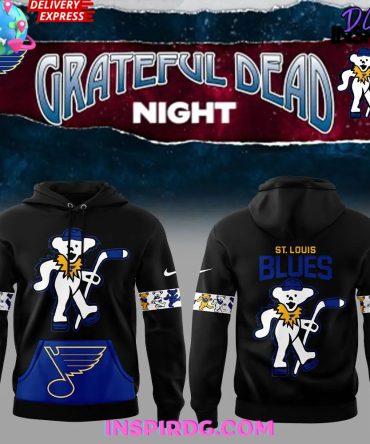 St. Louis Blues Grateful Dead Night Edition Hoodie