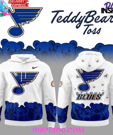 St. Louis Blues Teddy Bear Toss Special All Over Print Hoodie, 3D Hoodie