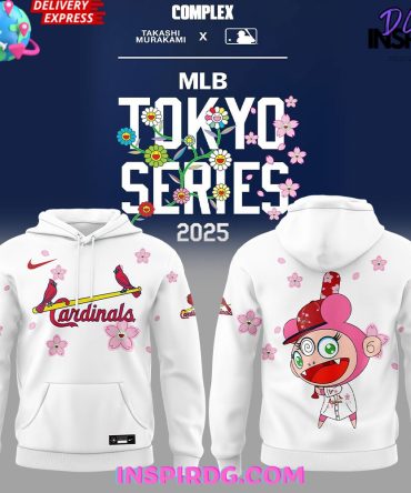St. Louis Cardinals Takashi Murakami X Mlb World Tour Tokyo Series 2025 All Over Print Hoodie, 3D Hoodie