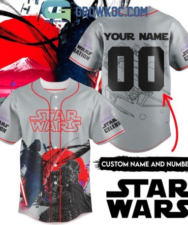 Custom Star Wars Baseball Jersey – Personalize With Your Name & Number – Perfect Gift For Fans!
