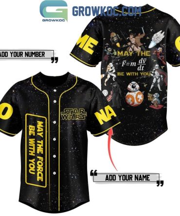 Custom Star Wars Baseball Jersey - Add Name & Number - Galactic Design
