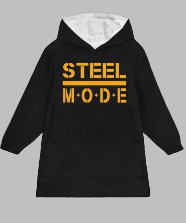 Steelers Steel Mode Blanket Hoodie