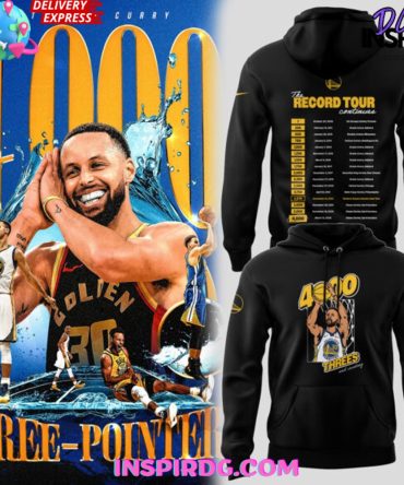 Stephen Curry 4000 Threes Record Tour Special All Over Print Hoodie, 3D Hoodie