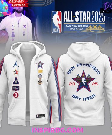 Stephen Curry All-Star 2025 Mvp Zip All Over Print Hoodie, 3D Hoodie