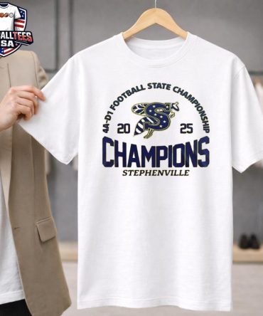 Stephenville 4A-D1 Football State Championship 2025 T-Shirt