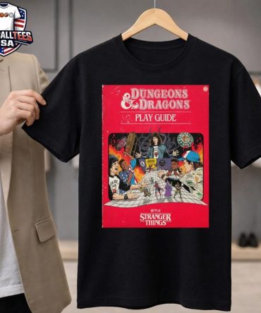 Stranger Things 5 Dungeons And Dragons Play Guide Unisex Shirt