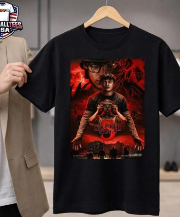 Strangers Things 5 Fanart Vol2 Christmas And The Finale New Year’S Eve Shirt