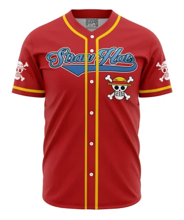 Strawhats Luffy One Piece Baseball Jersey