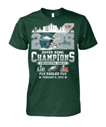 Super Bowl 2025 Fly Eagles Fly Champions Lix Shirt