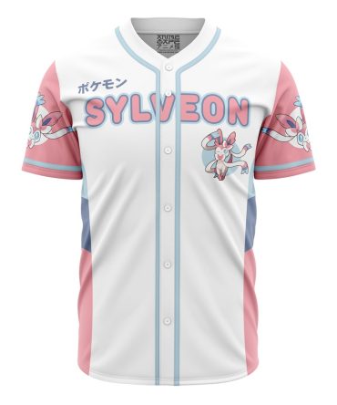 Sylveon Eeveelution Pokemon Baseball Jersey