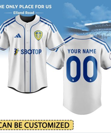 Customizable Leeds United Jersey - Personalize With Your Name & Number - Perfect For Fans!