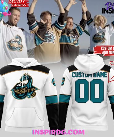 Tahoe Knight Monsters 2024 White Hockey Hoodie