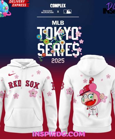 Takashi Murakami X Mlb World Tour Tokyo Series 2025 Boston Red Sox All Over Print Hoodie, 3D Hoodie
