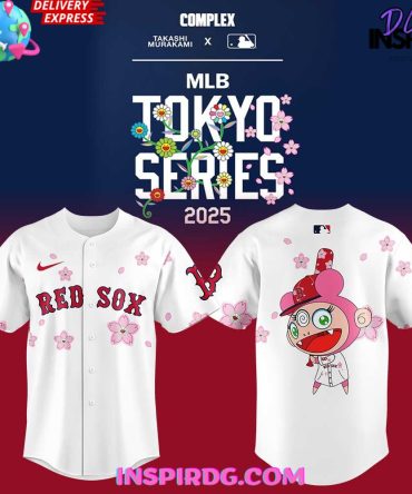 Takashi Murakami X Mlb World Tour Tokyo Series 2025 Boston Red Sox Jersey