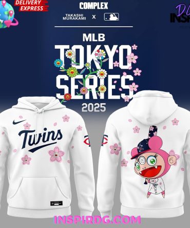 Takashi Murakami X Mlb World Tour Tokyo Series 2025 Minnesota Twins All Over Print Hoodie, 3D Hoodie