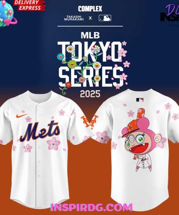 Takashi Murakami X Mlb World Tour Tokyo Series 2025 New York Mets Jersey