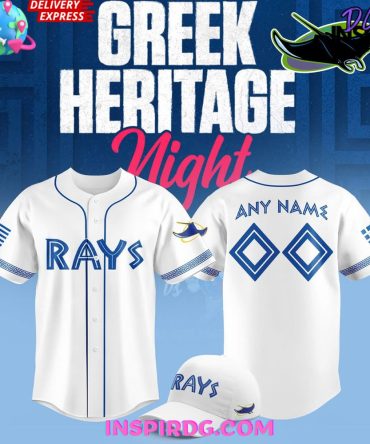 Tampa Bay Rays Greek Heritage Night 2025 Baseball Jersey