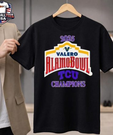 Tcu Horned Frogs 2025 Valero Alamo Bowl Champions Logo Unisex Shirt