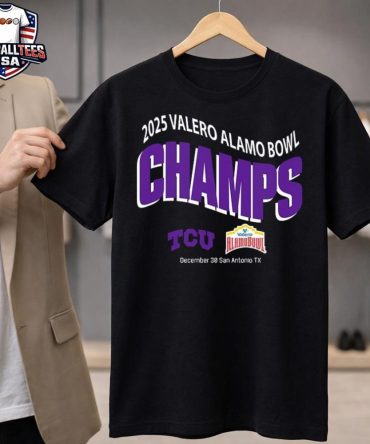 Tcu Horned Frogs Football 2025 Valero Alamo Bowl Champions On December 30 In San Antonio Tx Unisex Shirt