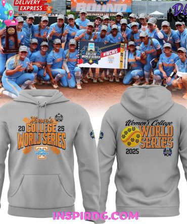 Tennessee Lady Volunteers 2025 Women’S College World Series Official All Over Print Hoodie