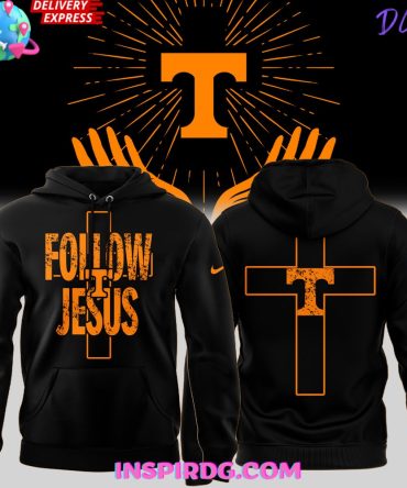 Tennessee Vols Follow Jesus Special Black Hoodie