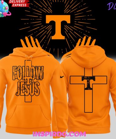 Tennessee Vols Follow Jesus Special Orange Hoodie