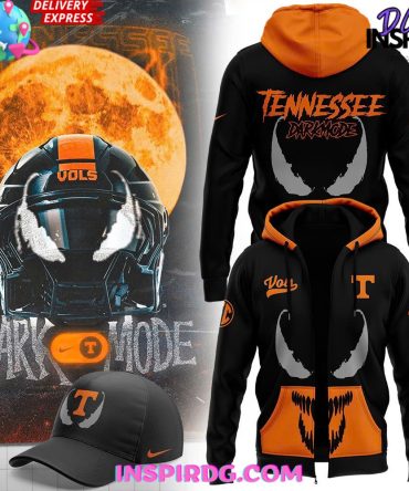 Tennessee Volunteers Dark Mode Venom Special Zip Hoodie