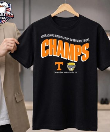 Tennessee Volunteers Football 2025 Liberty Mutual Music City Bowl Champions On December 30 2025 Nashville Tn Unisex Shirt
