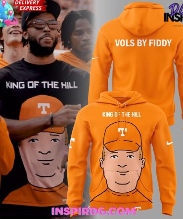 Tennessee Volunteers King Of The Hill 2024 Orange Hoodie